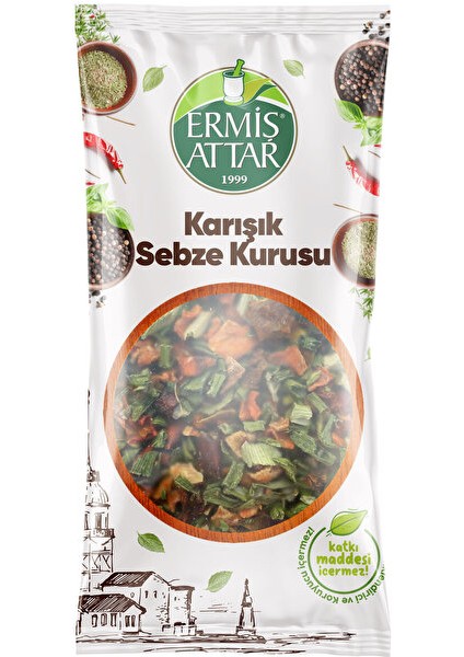 Karışık Sebze Kurusu 50 Gram Ermiş Attar