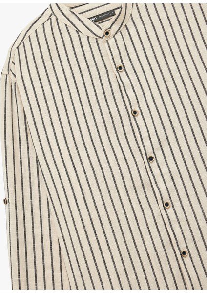 Pamuklu Regular Fit Uzun Kollu Hakim Yaka Gömlek indirimleri