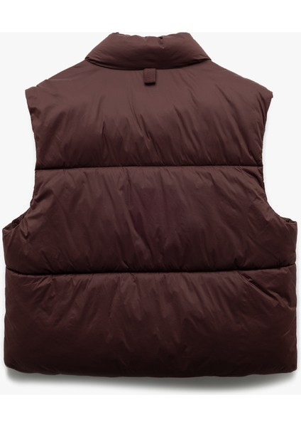 Dik Yaka Kolsuz Fermuarlı Su Itici Crop Şişme Yelek fırsatları