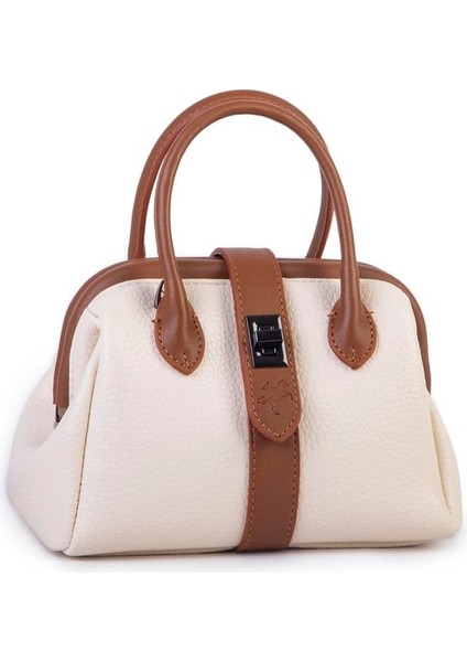 1426 Kadın Mini Boy Klipsli El ve Postacı Çantası (20*13 Cm) Bej fiyatları