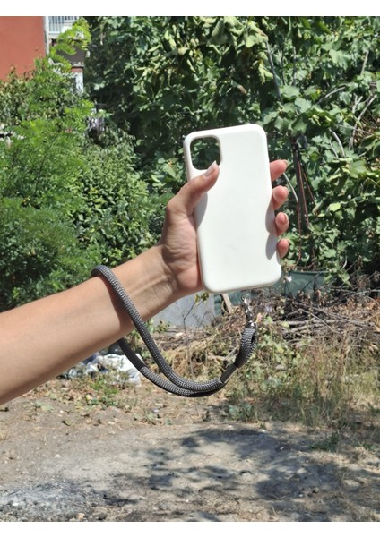 Tüm Kılıflara Uyumlu Antrasit Telefon El Askısı