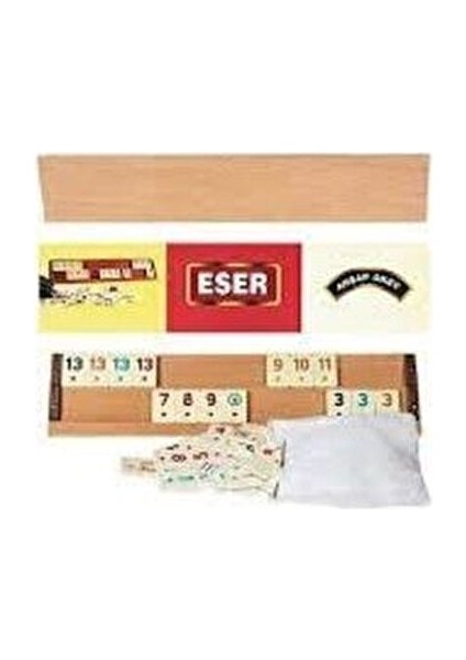 Eser Ahşap Okey Takımı