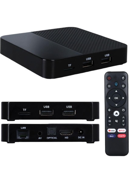 Magroid H616 4 GB Ram 64 GB Rom 4K Ultra Hd Android Box (Android 12)