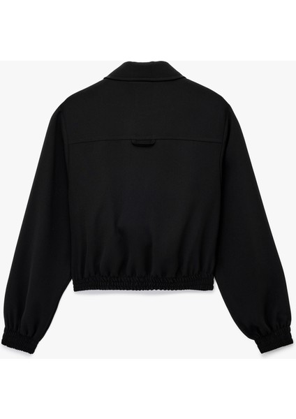 Uzun Kollu Klasik Yaka Fermuarlı Mevsimlik Ceket fiyatları