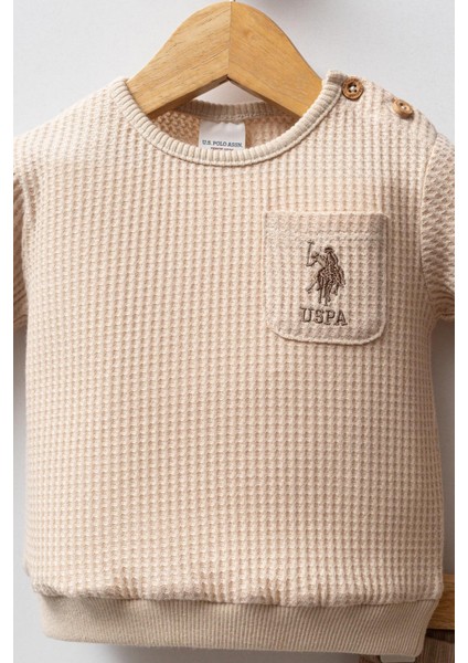 USB2587 - Bej - U.s. Polo Assn Bebek Erkek Bebek 2li Takım fiyatları