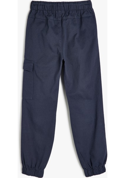 Beli Bağcıklı Cep Detaylı Pamuklu Jogger Eşofman Altı fiyatları