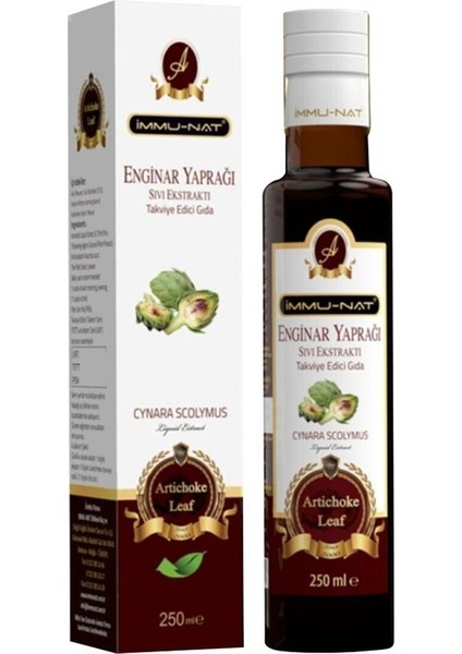 Immunat Enginar Yaprağı Ekstraktı 250 ml Immu-Nat