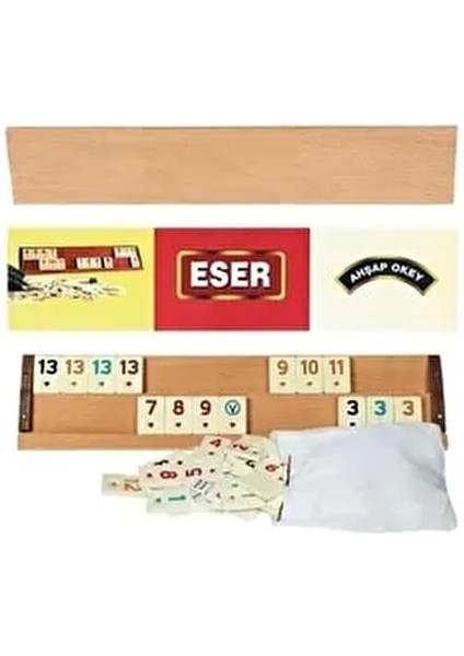 Eser Ahşap Okey Takımı