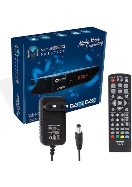 Prestige Dvb T2/c Hdmı+Scart Full Hd Mini Karasal-Uydu Alıcısı (Youtube) modelleri