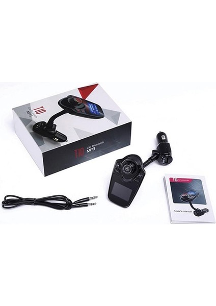 T10 Usb-Sd-Aux-Bluetooth Destekli 2.1A Fm Transmitter modelleri