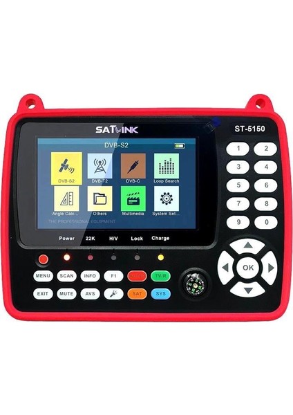 ST-5150 Combo Dvb-S/s2/c/t/t2 - 4.3'' Ekranlı Görüntülü Full Hd Uydu Yön Bulucu