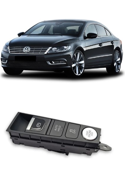 Vw Volkswagen Passat cc 2013-2017 El Park Freni Start Stop Auto Hold Esp Düğmesi 3AB927137D