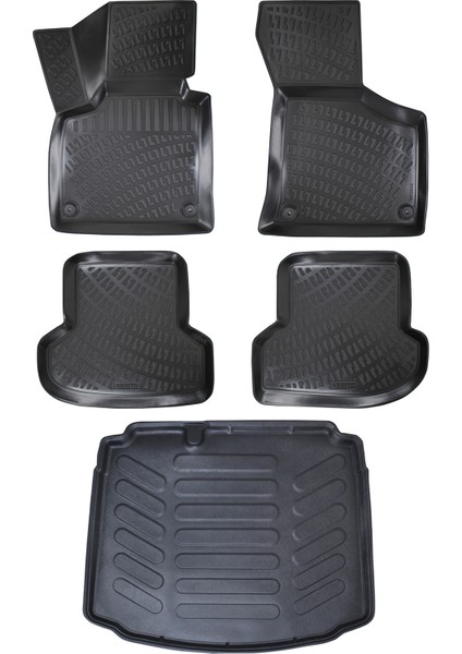 Audi A3 2003-2012 HB Havuzlu Paspas ve Bagaj Havuzu Seti