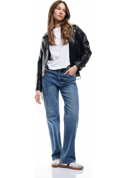 Cepli Uzun Kollu Fermuarlı Kruvaze Suni Deri Biker Ceket fiyatları