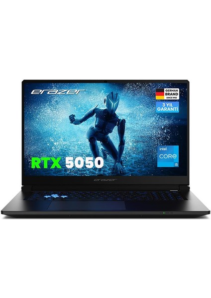 Scout 15 E1 MD62765-R32 Intel Core I5 13420H 32GB Ram 1tb SSD RTX5050 15.6" 144Hz Fhd WIN11H Oyuncu Laptop