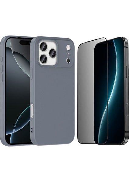 iPhone 17 Pro Kılıf Zore Mara Lansman Kapak + Hayalet Ekran Koruyucu