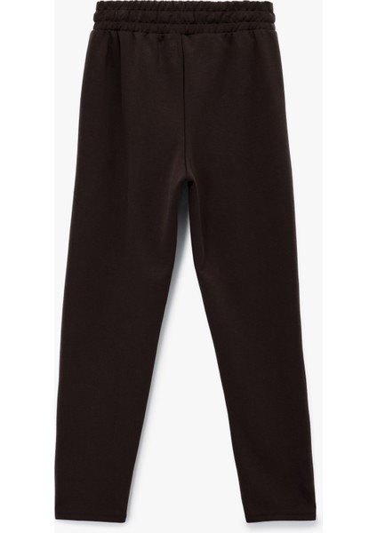 Yüksek Bel Modal Karışımlı Bağcıklı Cepli Jogger Eşofman Altı fiyatları