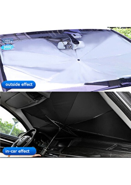 Katlanabilir Araba Ön Camı Güneşlik Şemsiye Araba Örtüsü Güneşlik Isı Yalıtımı Ön Cam Iç... modelleri