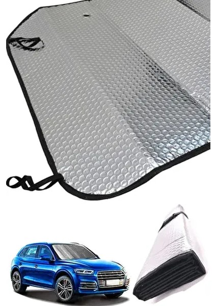 Araba Ön Cam Güneşlik Araç Oto Güneşlik Güneş Koruyucu Katlanabilir Vantuslu Araba Perdesi Önleyici