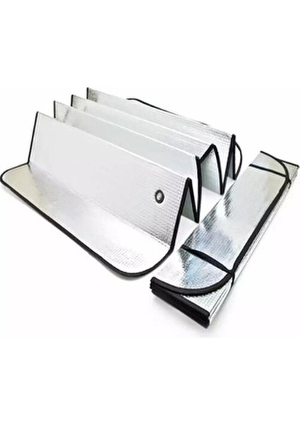 Araba Ön Cam Güneşlik Araç Oto Güneşlik Güneş Koruyucu Katlanabilir Vantuslu Araba Perdesi Önleyici