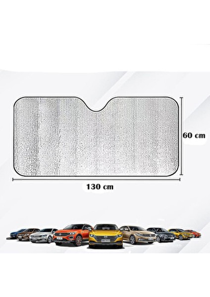 Araba Ön Cam Güneşlik Araç Oto Güneşlik Güneş Koruyucu Katlanabilir Vantuslu Araba Perdesi Önleyici