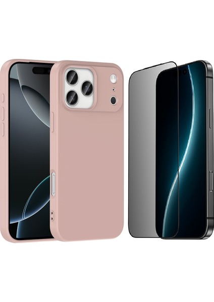 iPhone 17 Pro Kılıf Zore Mara Lansman Kapak + Hayalet Ekran Koruyucu