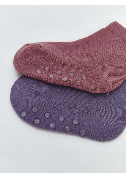 Basic Kız Bebek Havlu Soket Çorap 5'li (W5) fırsatları