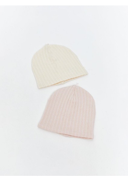 Basic Kız Bebek Bere 2'li (W5)