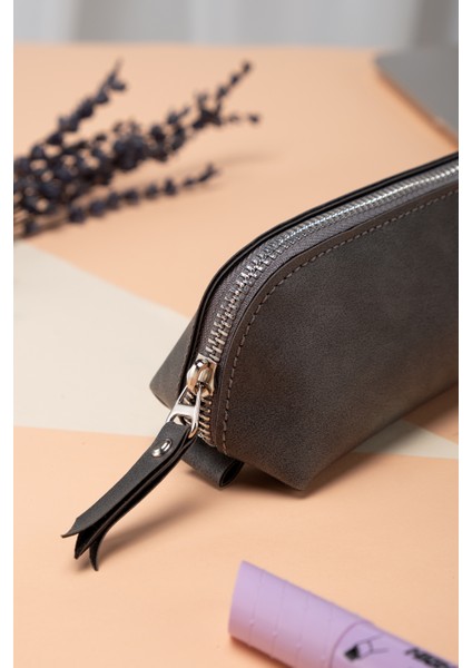 Fermuarlı Minimal Kalemlik - Kalem Kutusu / Çanta Organizeri- Kalem Çantası- Pu Deri fiyatları