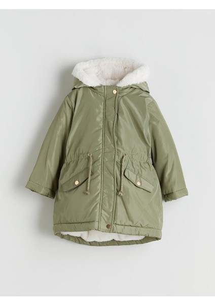Kapüşonlu Kız Çocuk Mont (W5)