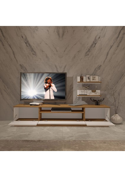 Trendstyle 4s Mdf Tv Ünitesi ve Orta Sehpa 2'li Set modelleri