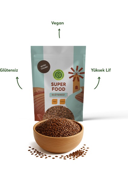 Glütensiz Keten Tohumu 1 kg fiyatları