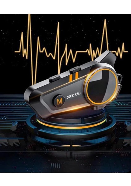 Motorsiklet Kask Interkom Kulaklık Extra Bass Bluetooth 5.3 Çift Telefon Bağlantı Siri Mod fiyatları