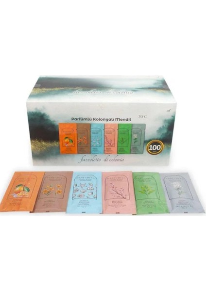 Islak Mendil Karışık Kolonyalı Paket (100 Adet) fiyatları