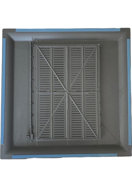 35X45 cm Antrasit Gri Banyo & Wc Havalandırma Menfezi modelleri