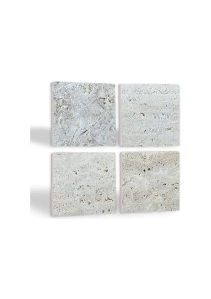 Stone Doğal Taş Bardak Altlığı Seti - 4 Parça - Dekoratif, Rustik Mutfak Aksesuarı, 10X10 Cm, Kaydırmaz Tabanlı, Şık ve Dayanıklı SC100 modelleri