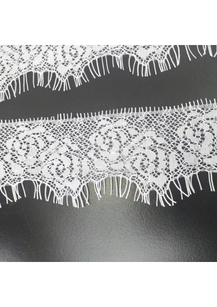 Sakallı - Kirpikli Dantel (Kod A157-1) Eni 5 cm En 1 Adet 3 Metre Beyaz -Gelinlik-Iç Çamaşır-Abiye-Dıy fiyatları