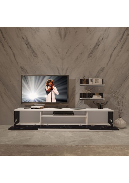 Trendstyle 4s Mdf Tv Ünitesi ve Orta Sehpa 2'li Set modelleri