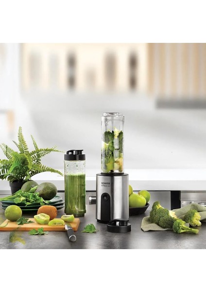 Vita El Tipi Blender 300 W Güç 600 ml Kapasite Buz Kırma Fonksiyonu Inox Renk