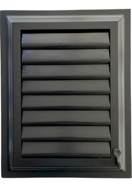 35X45 cm Siyah Banyo Menfezi Plastik