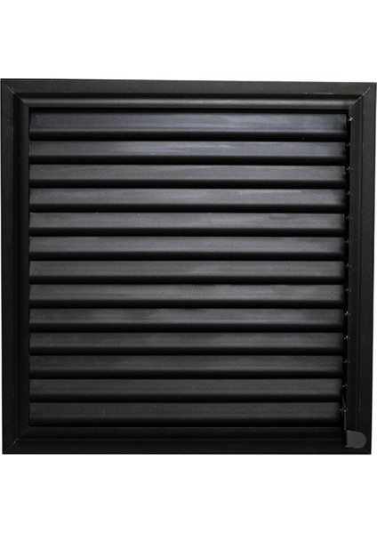 Siyah Alüminyum 45X45 cm Menfez