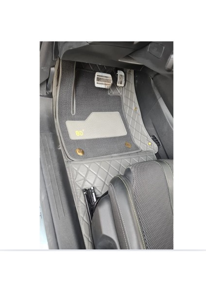 Peugeot 208 2024 Sonrası Aracına Özel 8d Çift Katmanlı Havuzlu Paspas Takımı