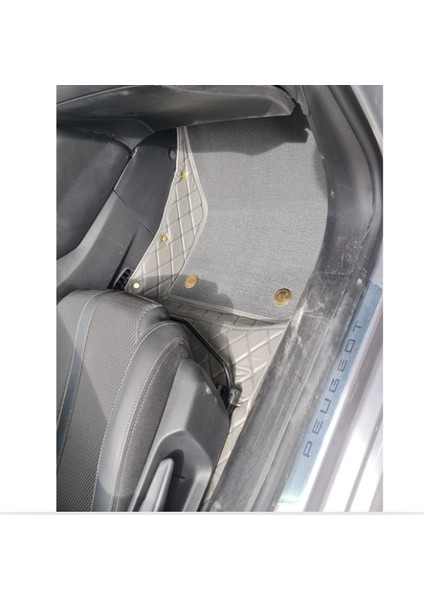 Peugeot 208 2024 Sonrası Aracına Özel 8d Çift Katmanlı Havuzlu Paspas Takımı modelleri