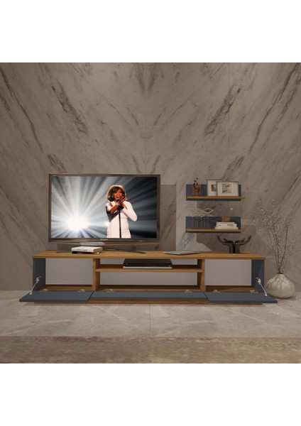 Trendstyle 4s Mdf Tv Ünitesi ve Orta Sehpa 2'li Set modelleri