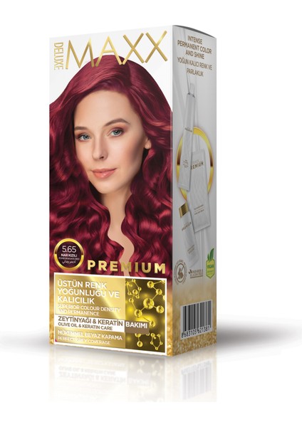 Premium Set Boya 5.65 Nar Kızılı