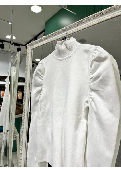 Joy In Joy Prenses Kol Triko Body - Beyaz - Standart fiyatları