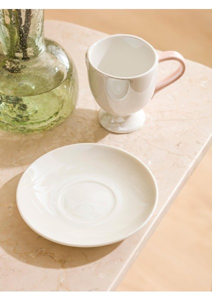 Fiyonk Baskılı 2 Kişilik Porselen Kahve Fincan Takımı 90 ml (W5) modelleri