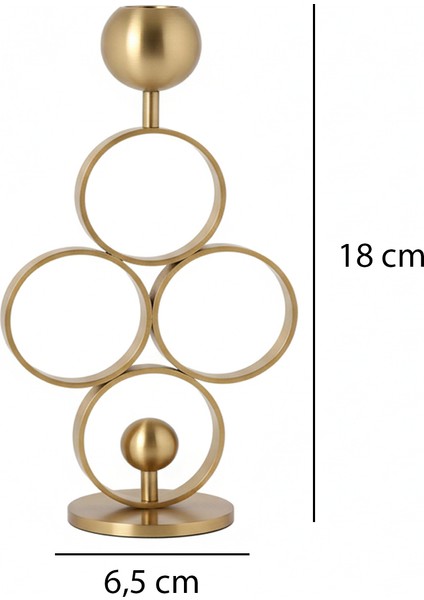 Pirinç El Yapımı Top Halka Mumluk Şamdan fırsatları