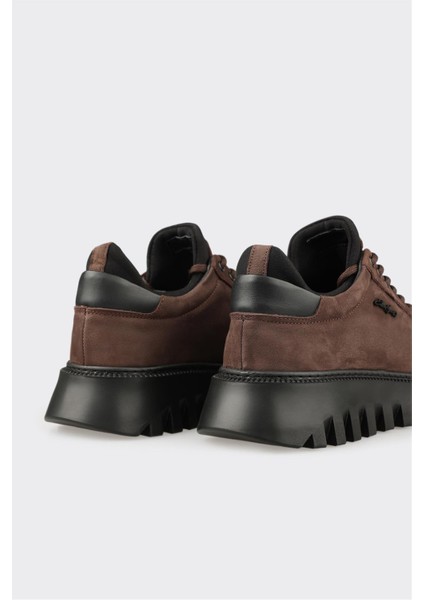 Kahve Deri Erkek Spor Ayakkabı indirimleri