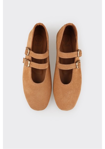 Taba Deri Kadın Günlük Ayakkabı fırsatları